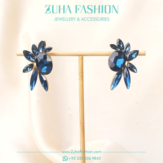 Classy Blue Earrings for Girls 0984
