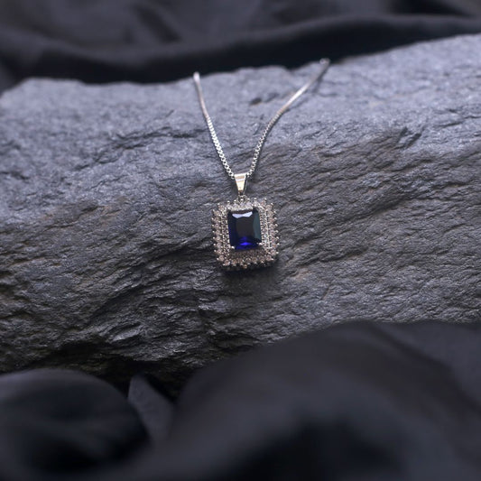 Silver Diamond Pendant For Girls 1954