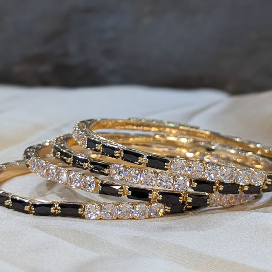 Cubic Zirconia Bangle Set 1563