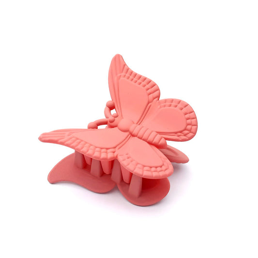 Large Butterfly Hair Catcher Tea Pink 0813