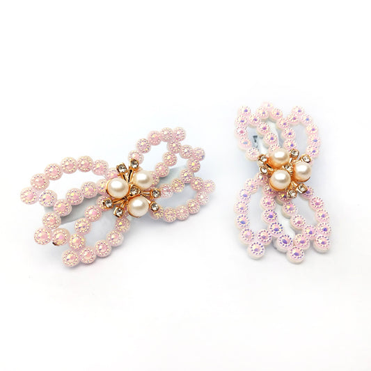 Fancy Sponge Hair Clip Pair 0822F