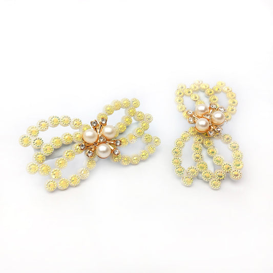 Fancy Sponge Hair Clip Pair 0822C