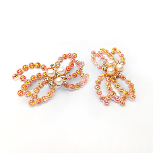 Fancy Sponge Hair Clip Pair 0822E