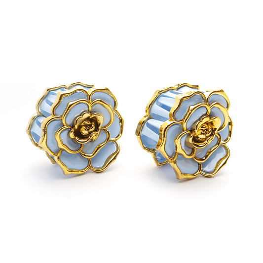 Rose Hair Catcher Pair Sky Blue 0812