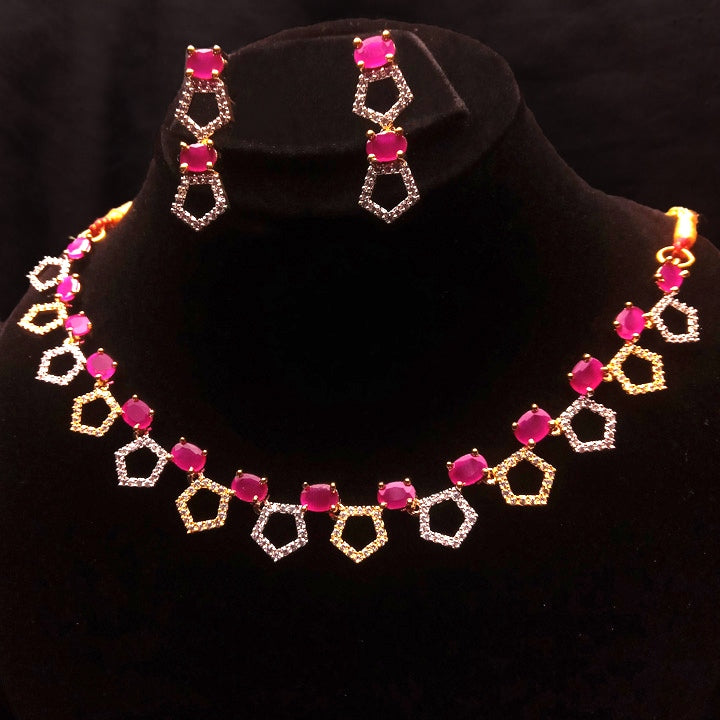 One Carat Bridal Set Design Ruby 0630