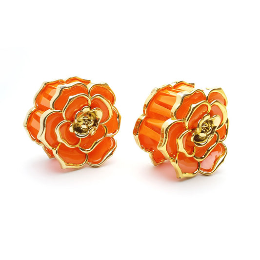 Rose Hair Catcher Pair Orange 0812