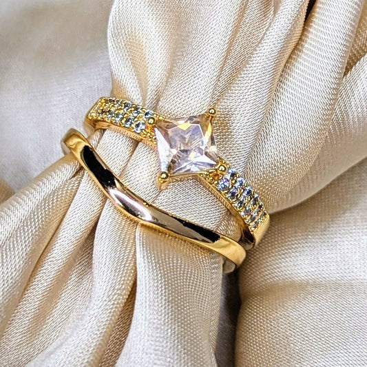 Aurora Champage Adjustable Ring 4139