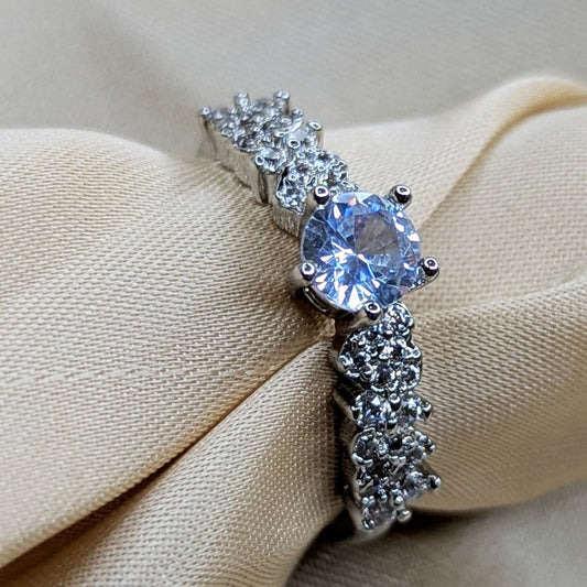 Aster Silver Adjustable Ring 4146