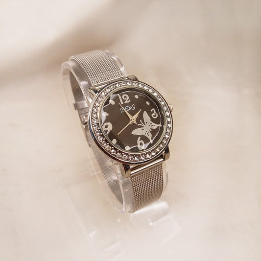 Silver Metal Strap Watch 0576