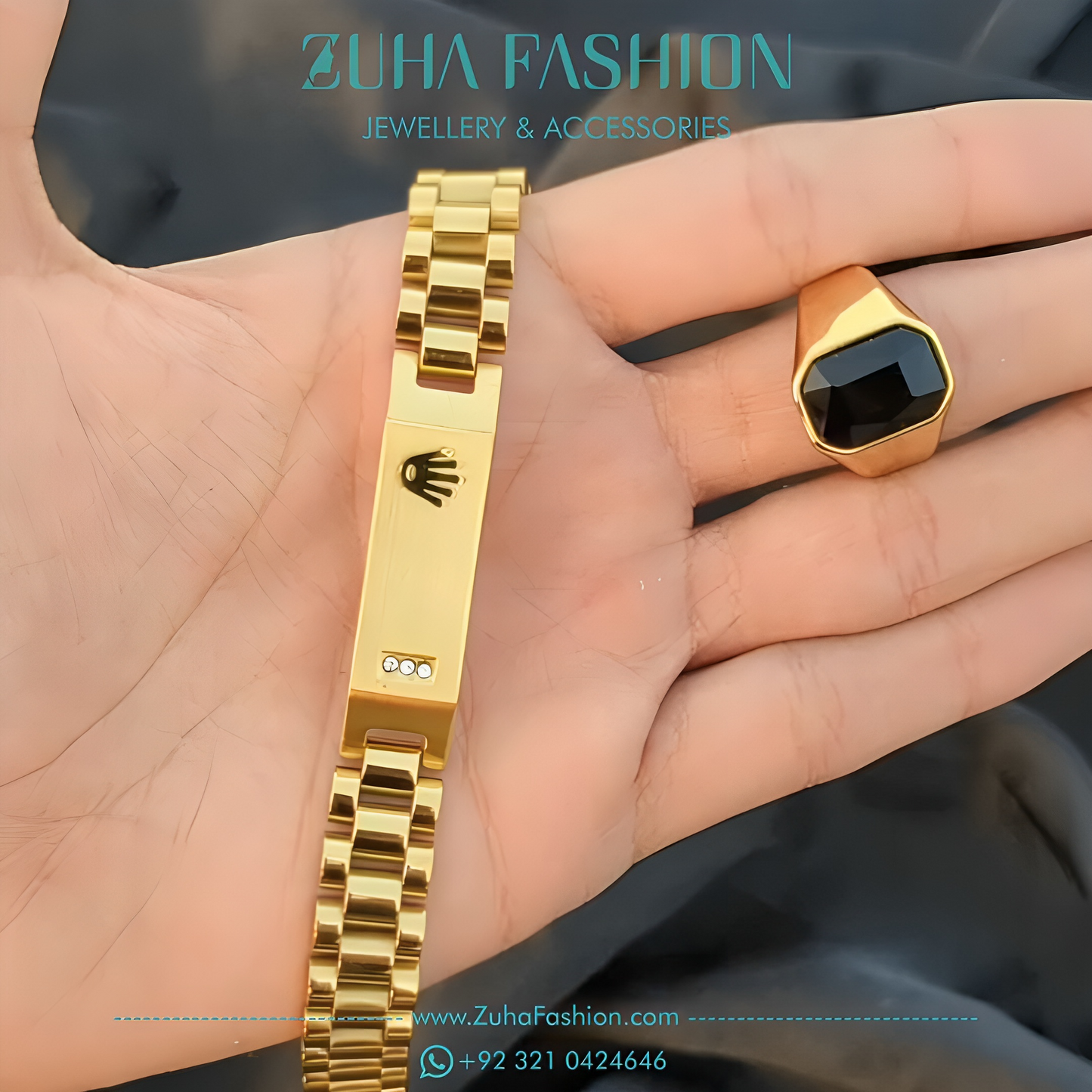 Rolex Bracelet & Ring Set – Free Delivery